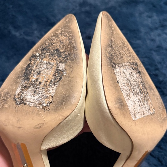 Sam Edelman Cream Heels with Bow Detail - Picture 13 of 14